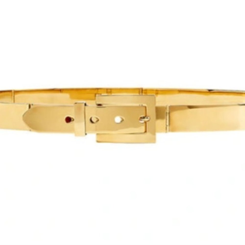 ALEXANDER MCQUEEN - AUTHENTIC GOLD METAL BELT
